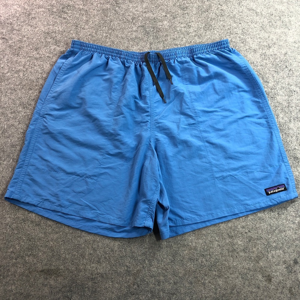 Patagonia Mens Baggies Shorts XXL Blue (Fits 36x7) Pockets Mesh Lining